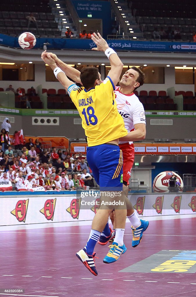 Poland v Sweden - 24th Men's Handball World Championship