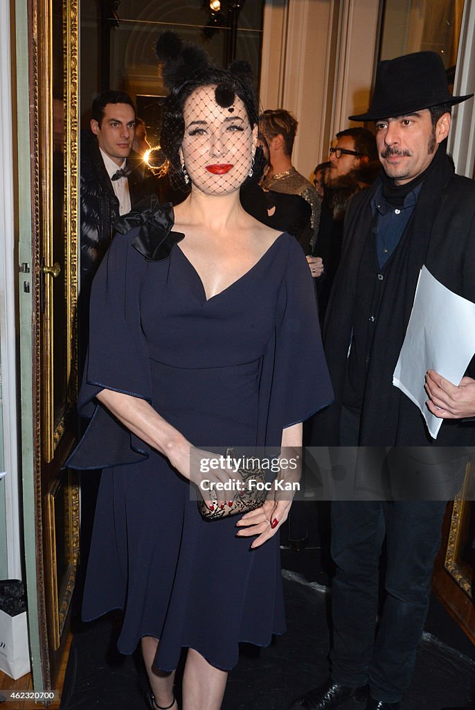 Alexis Mabille: Front Row - Paris Fashion Week - Haute Couture S/S 2015