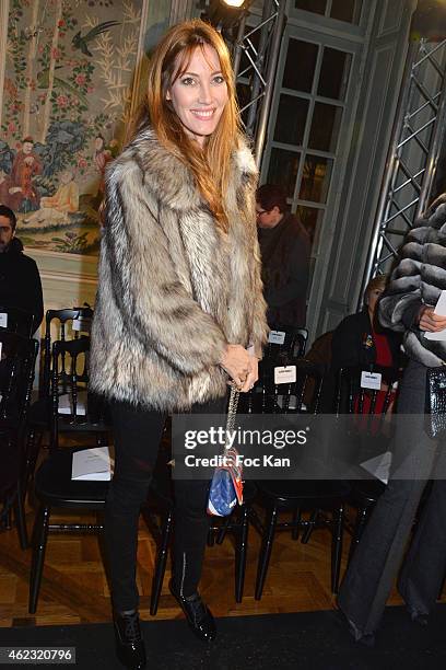 Mareva Galanter attends The Alexis Mabille show as part of Paris Fashion Week Haute-Couture Spring/Summer 2015 on January 26, 2015 in Paris, France.