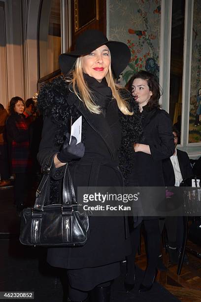 Melonie Foster Hennessy attends The Alexis Mabille show as part of Paris Fashion Week Haute-Couture Spring/Summer 2015 on January 26, 2015 in Paris,...