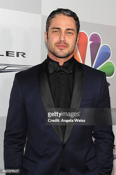 Actor Taylor Kinney attends the Universal, NBC, Focus Features, E! sponsored by Chrysler viewing and after party with Gold Meets Golden held at The...