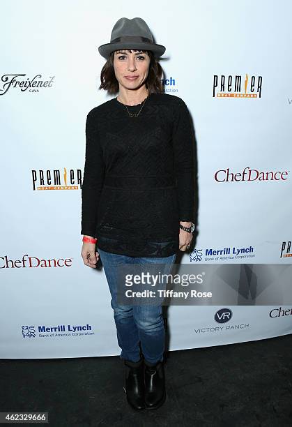 Constance Zimmer attends ChefDance 2015 presented by Victory Ranch and sponsored by Merrill Lynch, Freixenet, Anchor Distilling, and Premier Meat Co....