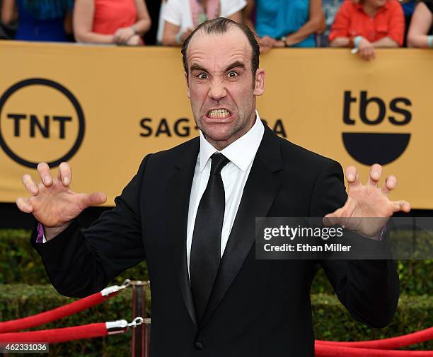 Actor Rory McCann attends the 21st Annual Screen Actors Guild Awards at The Shrine Auditorium on January 25, 2015 in Los Angeles, California.