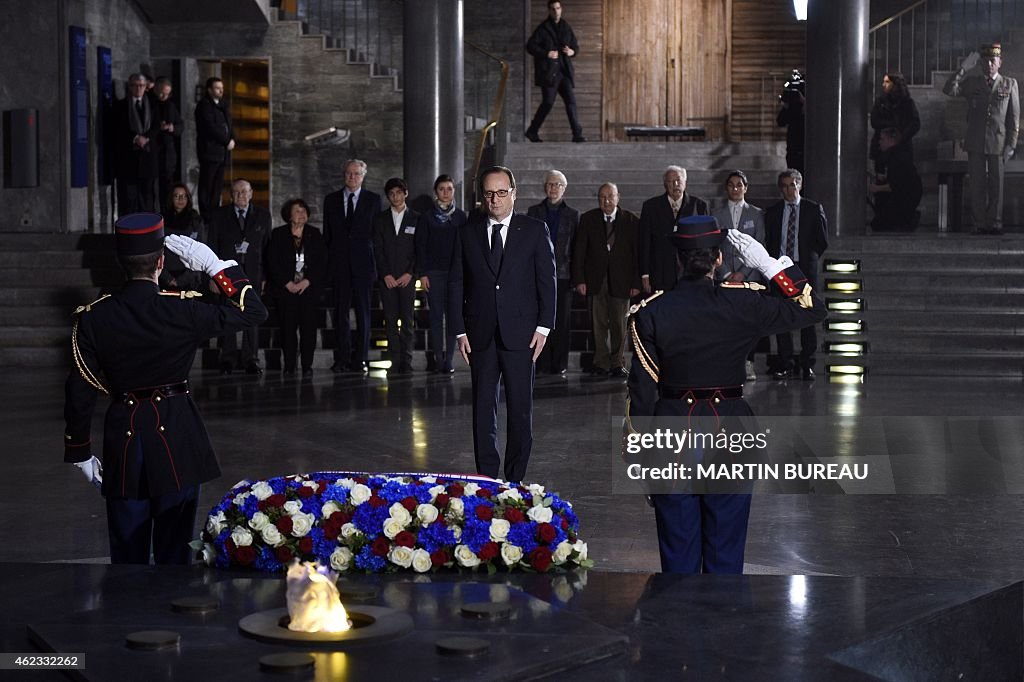 FRANCE-HISTORY-JEWS-AUSCHWITZ-ANNIVERSARY