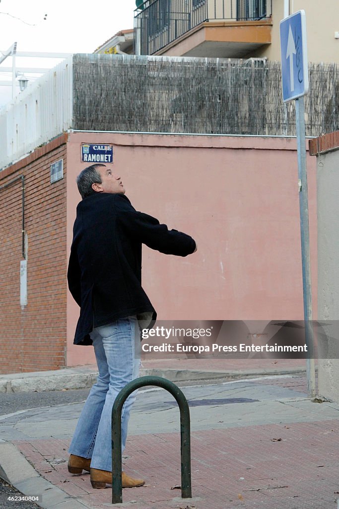 Antonio Banderas Sighting In Madrid - January 22, 2015