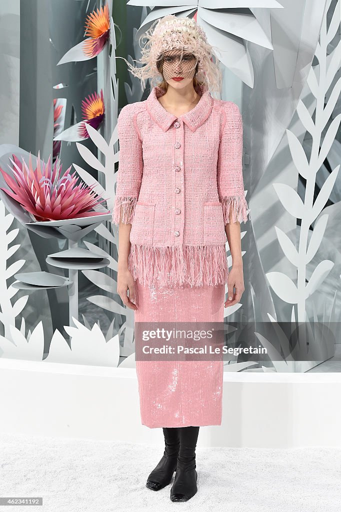 Chanel : Runway - Paris Fashion Week - Haute Couture S/S 2015