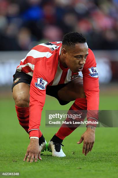 Nathaniel Clyne of Southampton during the FA Cup Fourth Round match between Southampton and Crystal Palace at St Mary's Stadium on January 24, 2015...