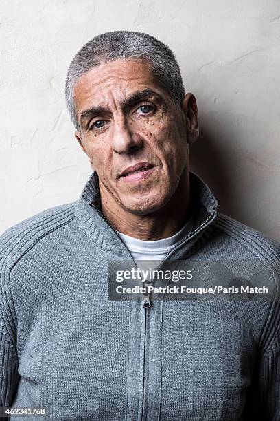 Actor Samy Naceri is photographed for Paris Match on January 8, 2015 in Paris, France.