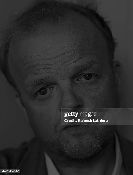 Actor Toby Jones is photographed for the Independent on September 2, 2014 in London, England.