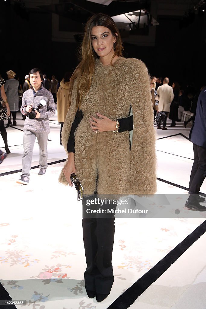 Giambattista Valli : Front Row - Paris Fashion Week - Haute Couture S/S 2015