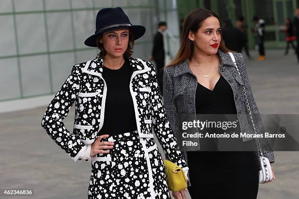 Anne Berest attends the Chanel show as part of Paris Fashion Week Haute-Couture Spring/Summer 2015 on January 27, 2015 in Paris, France.