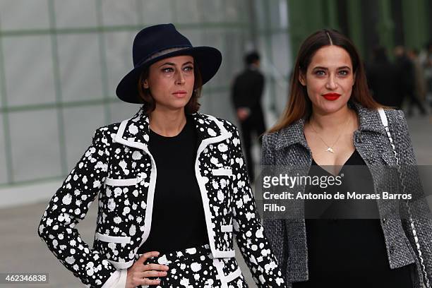 Anne Berest attends the Chanel show as part of Paris Fashion Week Haute-Couture Spring/Summer 2015 on January 27, 2015 in Paris, France.