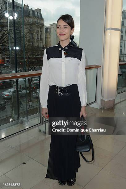 Vanessa Guide attends the Stephane Rolland show as part of Paris Fashion Week Haute-Couture Spring/Summer 2015 on January 27, 2015 in Paris, France.