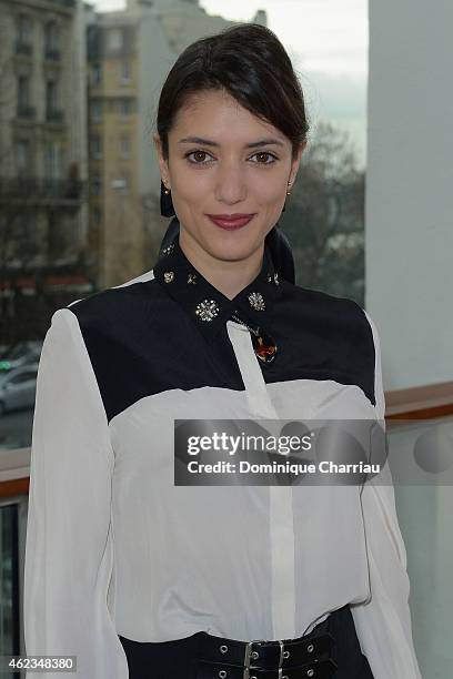 Vanessa Guide attends the Stephane Rolland show as part of Paris Fashion Week Haute-Couture Spring/Summer 2015 on January 27, 2015 in Paris, France.