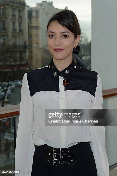 Vanessa Guide attends the Stephane Rolland show as part of Paris Fashion Week Haute-Couture Spring/Summer 2015 on January 27, 2015 in Paris, France.