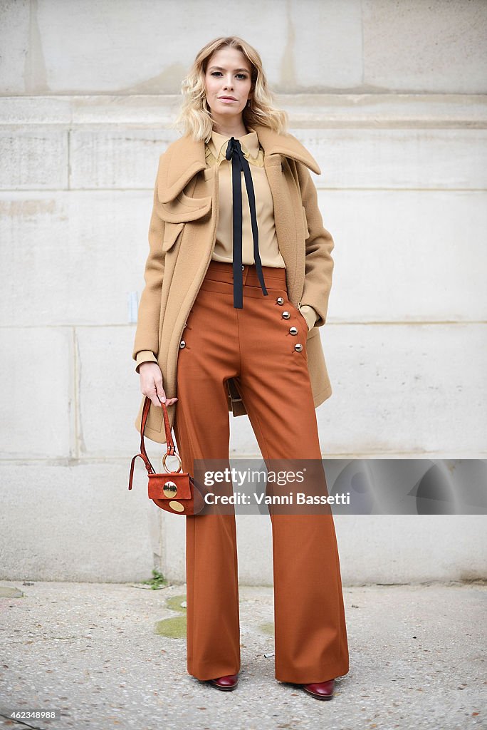 Street Style - Day 3 - Paris Fashion Week : Haute Couture S/S 2015