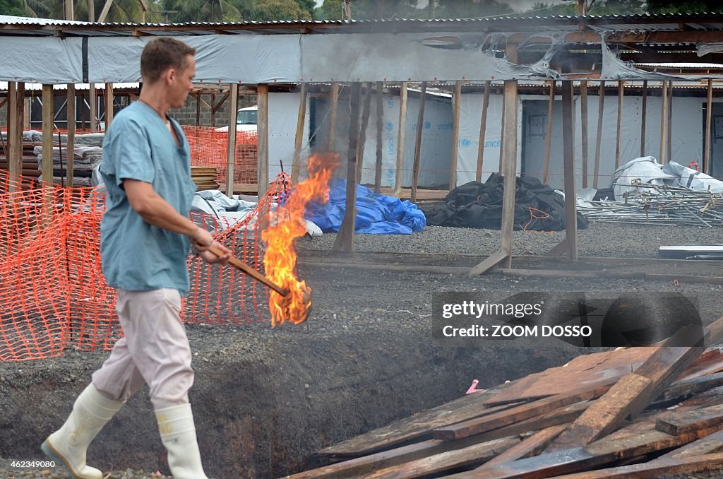 LIBERIA-EBOLA-EMERGENCY-VIRUS-HEALTH-HOSPITAL-EPIDEMIC