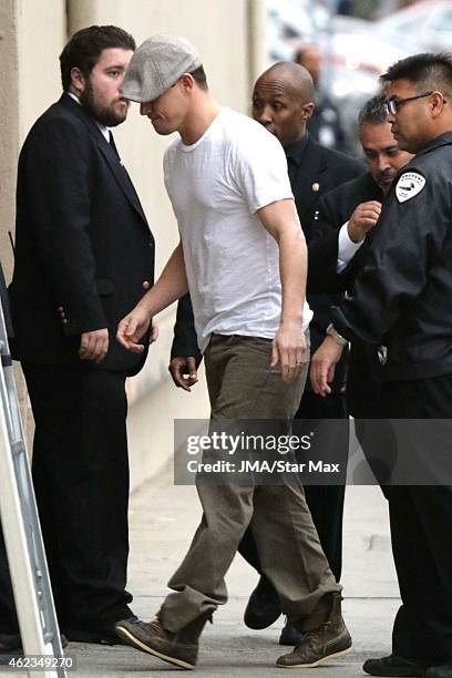 Channing Tatum is seen on January 26, 2015 in Los Angeles, California.