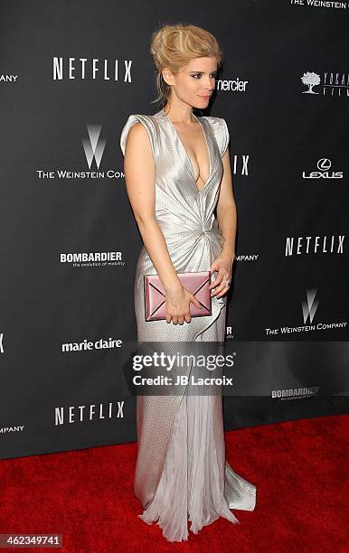 Kate Mara attends The Weinstein Company & Netflix 2014 Golden Globes After Party held at The Beverly Hilton Hotel on January 12, 2014 in Beverly...