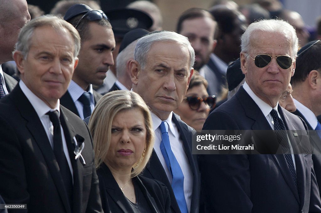 Memorial Service And Funeral Held For Former Israeli Prime Minister Ariel Sharon
