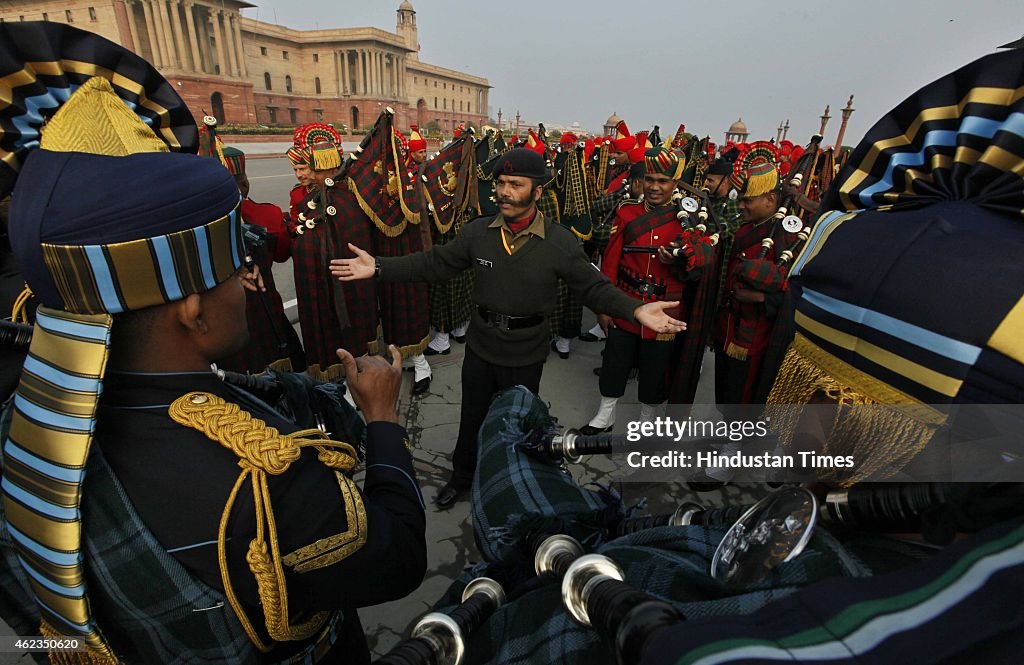 Rehearsal Of Beating Retreat Ceremony