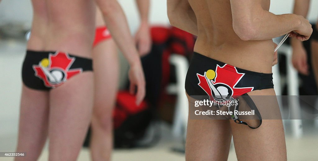 Canada's women's and men's water polo teams train for the upcoming 2015 UANA Cup, a world championship qualification tournament