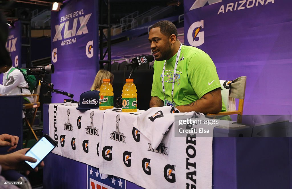 Super Bowl XLIX Media Day Fueled by Gatorade