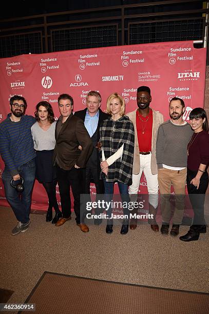 Andrew Bujalski, Cobie Smulders, Kevin Corrigan, Anthony Michael Hall, Brooklyn Decker, Tishuan Scott, Giovanni Ribisi and Constance Zimmer attend...