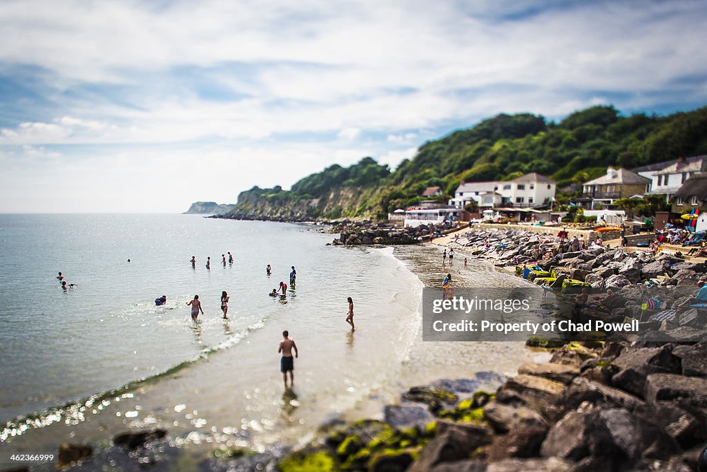 Steephill Cove Beach, Isle of Wight South of UK