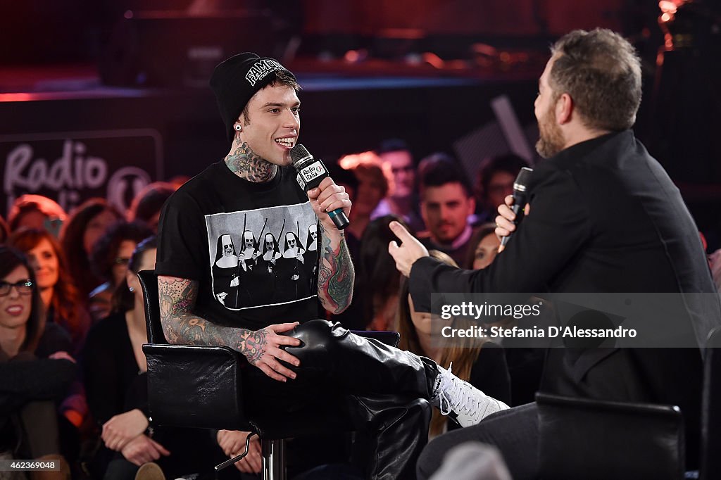 Fedez at RadioItaliaLive