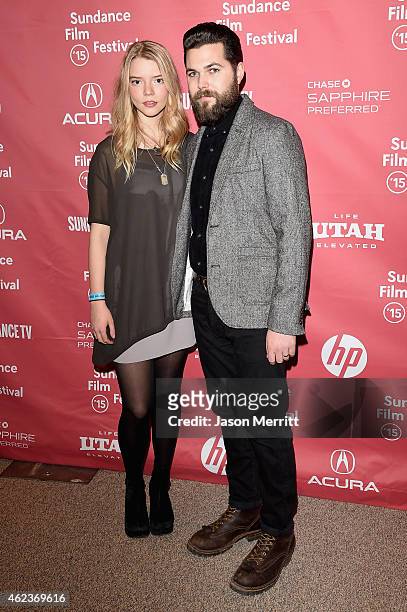 Anya Taylor-Joy and Robert Eggers attend "The Witch" premiere during the 2015 Sundance Film Festival on January 27, 2015 in Park City, Utah.