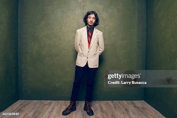 Actor Ezra Miller of "The Stanford Prison Experiment" poses for a portrait at the Village at the Lift Presented by McDonald's McCafe during the 2015...