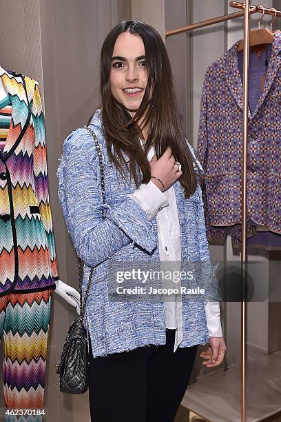 Melusine Ruspoli attends the Missoni opening store at 219 Rue Saint Honore during the Paris Fashion Week Haute Couture Spring/Summer 2015 on January...