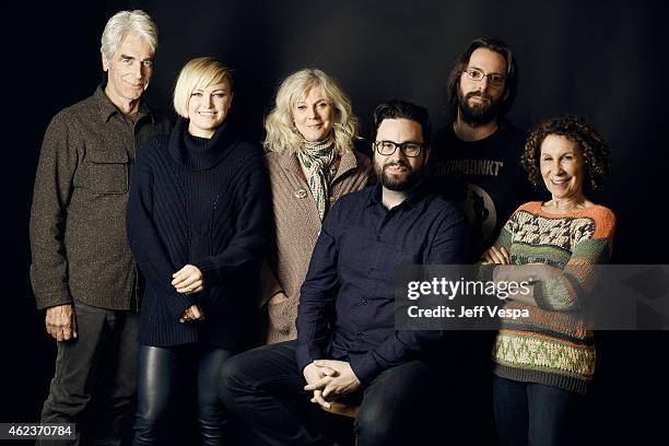 Sam Elliott, Malin Akerman, Blythe Danner, Brett Haley, Martin Starr, and Rhea Perlman of "I'll See You in My Dreams" pose for a portrait at the...