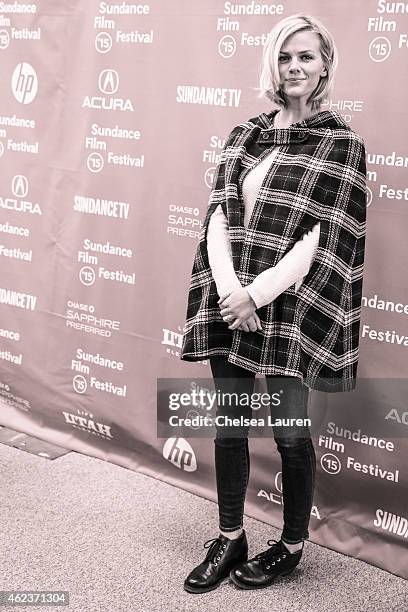 Actress Brooklyn Decker arrives at the 'Results' premiere during the 2015 Sundance Film Festival on January 27, 2015 in Park City, Utah.