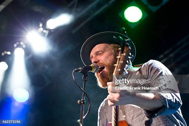 Singer Alex Clare performs live during a concert at the C-Club on January 27, 2015 in Berlin, Germany.