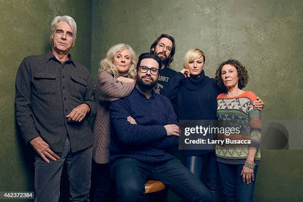 Rhea Perlman, Blythe Danner, Sam Elliott, Martin Starr, and Malin Akerman of "I'll See You in My Dreams" pose for a portrait at the Village at the...