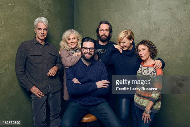 Rhea Perlman, Blythe Danner, Sam Elliott, Martin Starr, and Malin Akerman of "I'll See You in My Dreams" pose for a portrait at the Village at the...