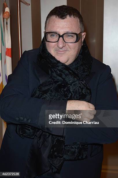Fashion designer Alber Elbaz attends the Missoni opening store at 219 Rue Saint Honore during the Paris Fashion Week Haute Couture Spring/Summer 2015...