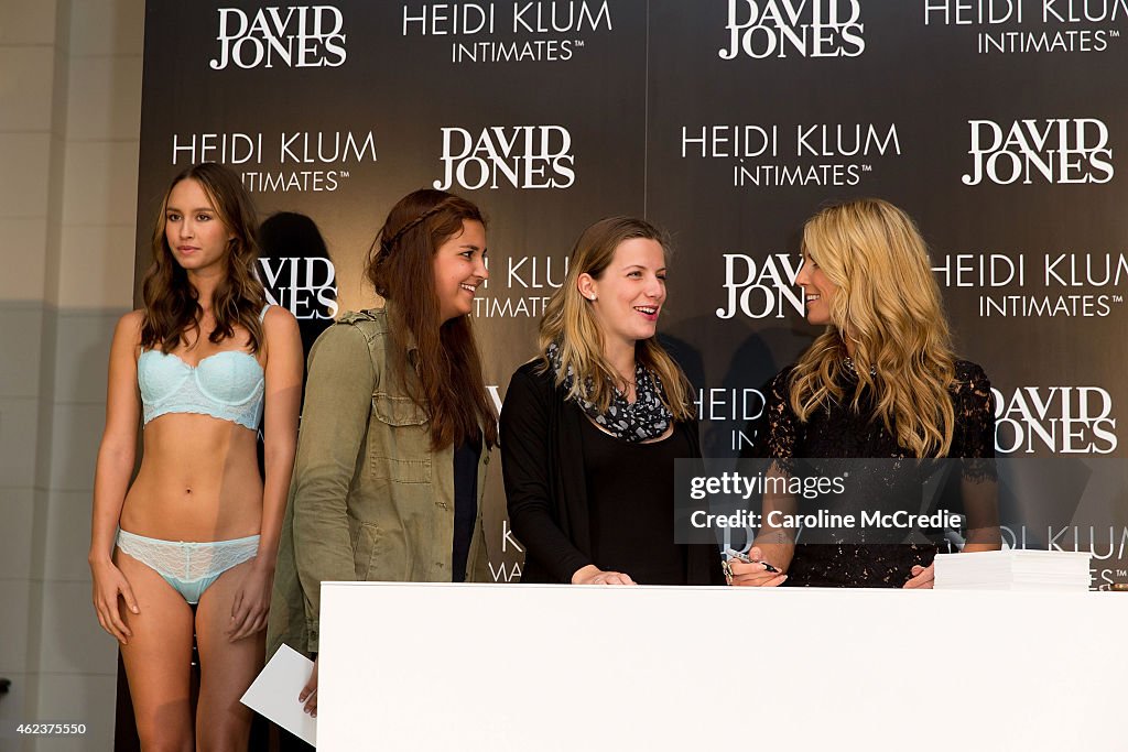 David Jones Launches Heidi Klum Intimates Collection