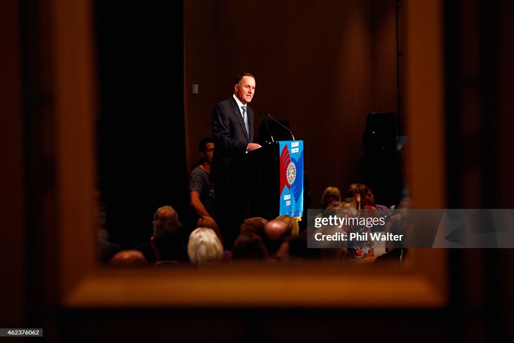 Prime Minister John Key Makes State Of The Nation Speech