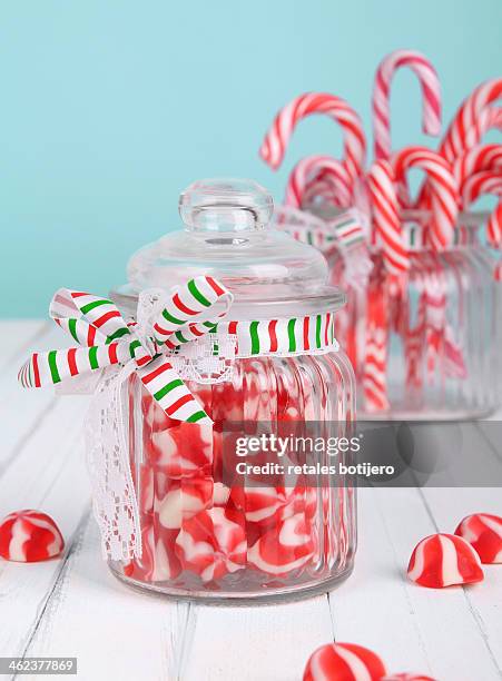 christmas candies - hard candy stock pictures, royalty-free photos & images