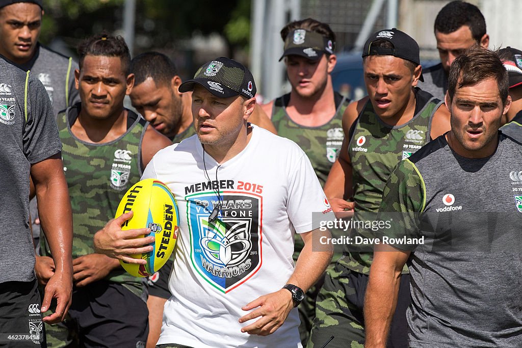 New Zealand Warriors Training Session