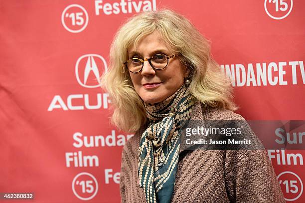 Actress Blythe Danner attends the "I'll See You In My Dreams" premiere during the 2015 Sundance Film Festival on January 27, 2015 in Park City, Utah.