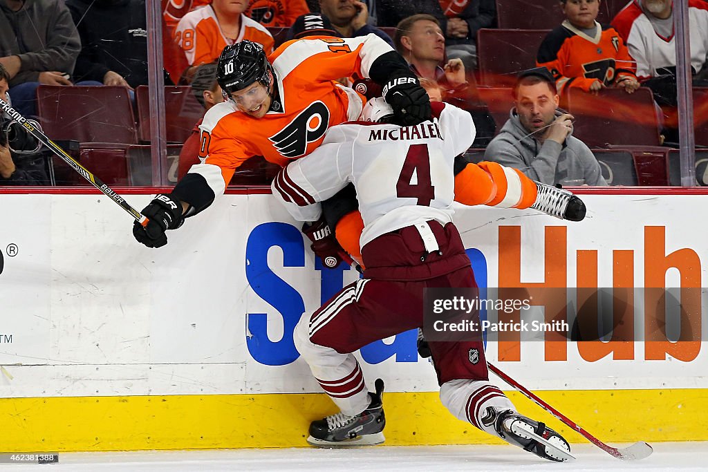 Arizona Coyotes v Philadelphia Flyers