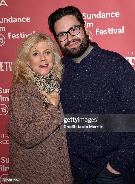 Blythe Danner and Brett Haley attend the "I'll See You In My Dreams" premiere during the 2015 Sundance Film Festival on January 27, 2015 in Park...