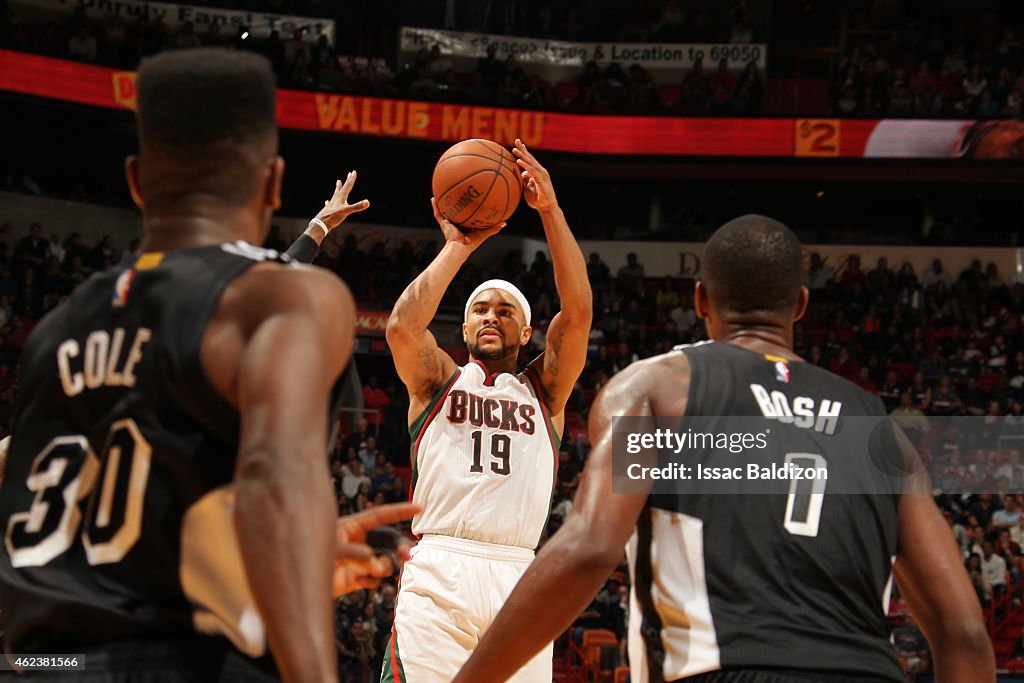 Milwaukee Bucks v Miami Heat