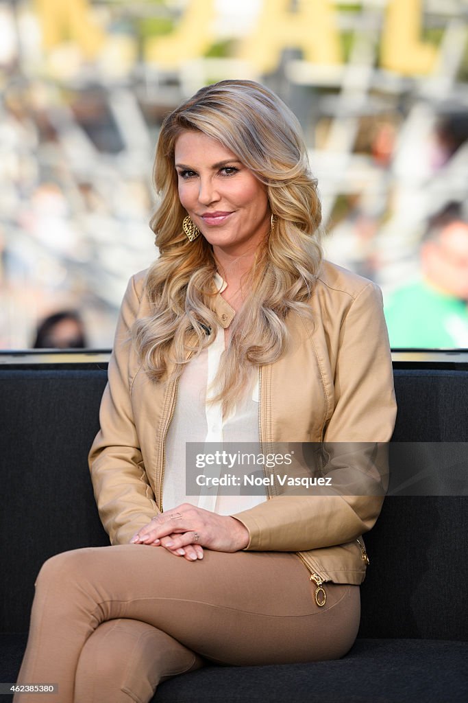 Brandi Glanville And Kenya Moore On "Extra"