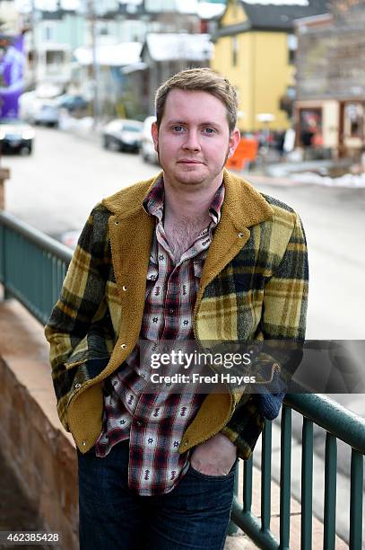 Musician John Fullbright poses at Sundance ASCAP Music Cafe during the 2015 Sundance Film Festival on January 27, 2015 in Park City, Utah.