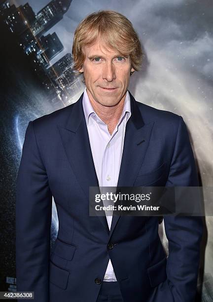 Producer Michael Bay attends the premiere of Paramount Pictures' "Project Almanac" at TCL Chinese Theatre on January 27, 2015 in Hollywood,...